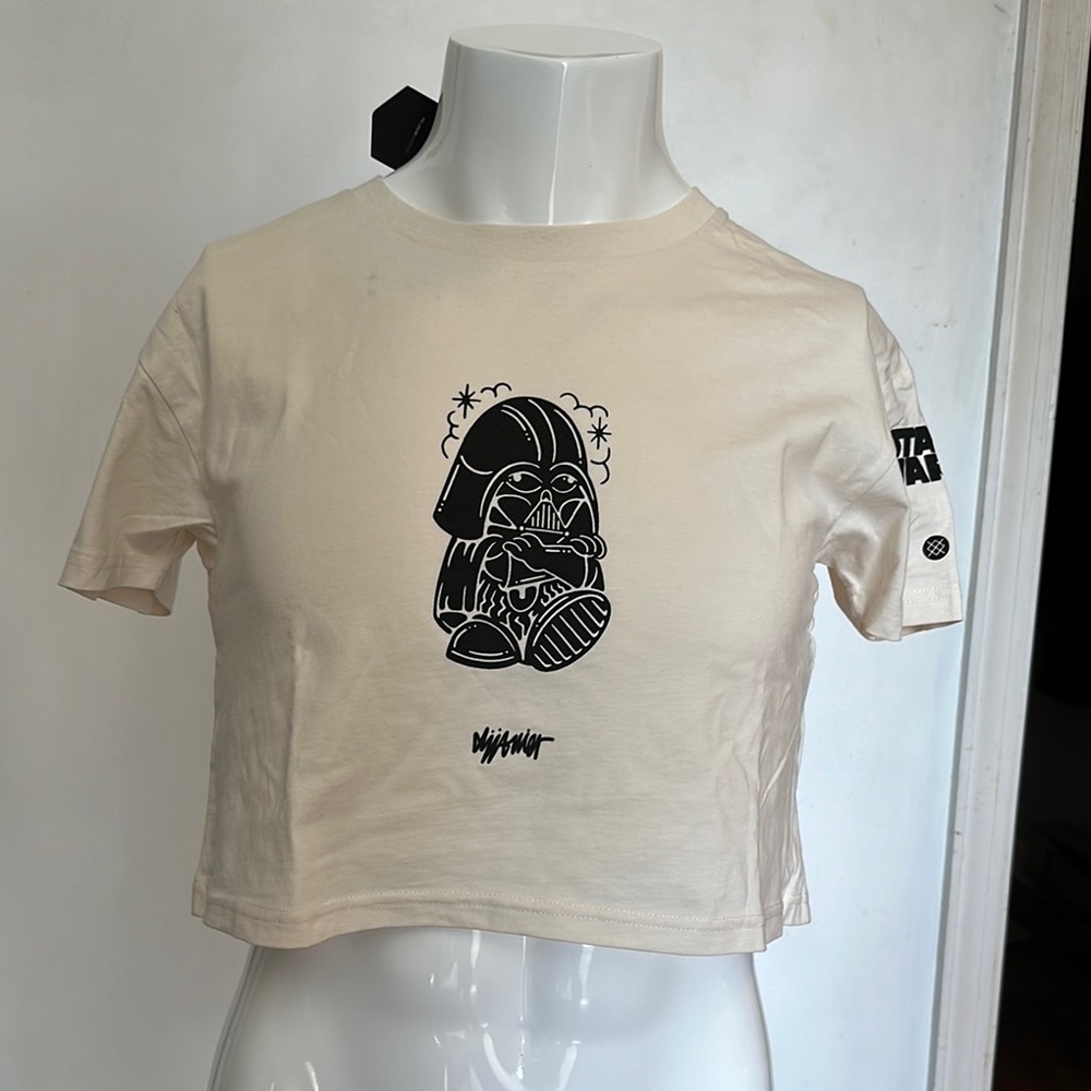 Star Wars Beige Crop Top